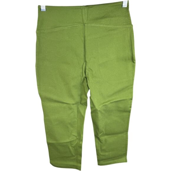 Women with Control 2 Olive Pants Smooth & Sleek Capri Stretch Shapewear NWT - Picture 4 of 12